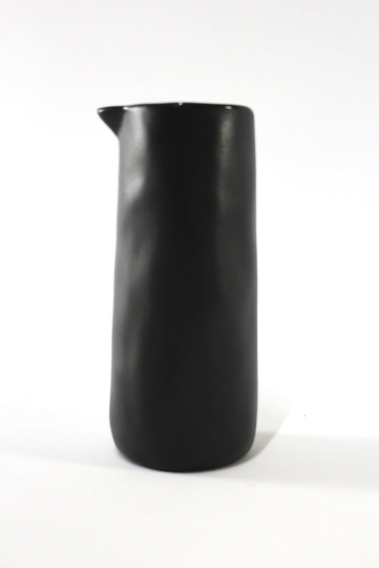 Flax jug no handle. Charcoal