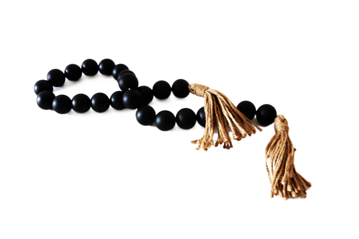 Bead Garland Black with Tassel