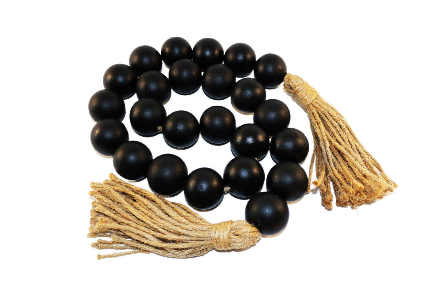 Bead Garland Black with Tassel