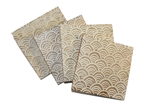 Wooden Coasters Square Set of 4