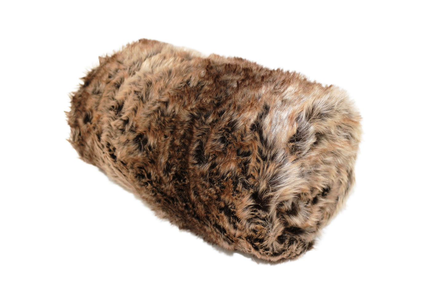 Fur Throw Rug Brown