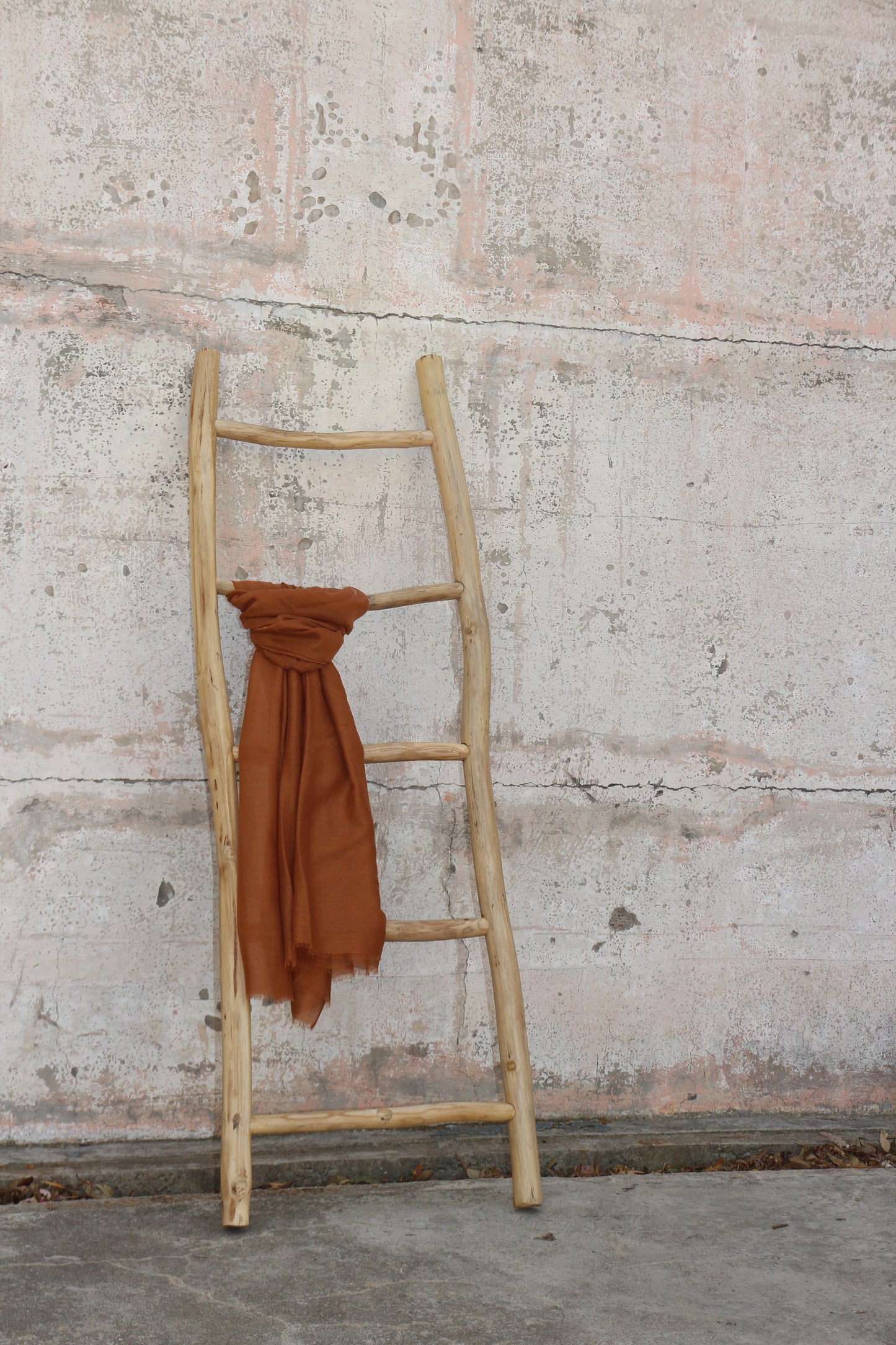 Scarf Rust Cotton/linen blend