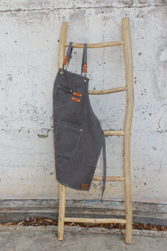 Apron Canvas Grey