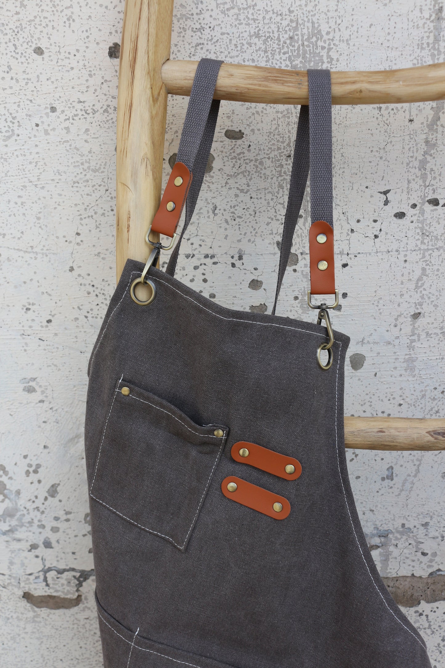 Apron Canvas Grey