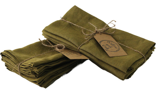 Napkins 100% Linen Khaki