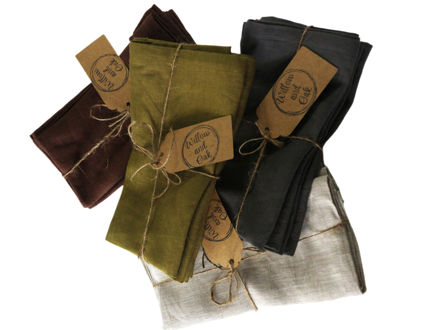 Napkins 100% Linen Coffee