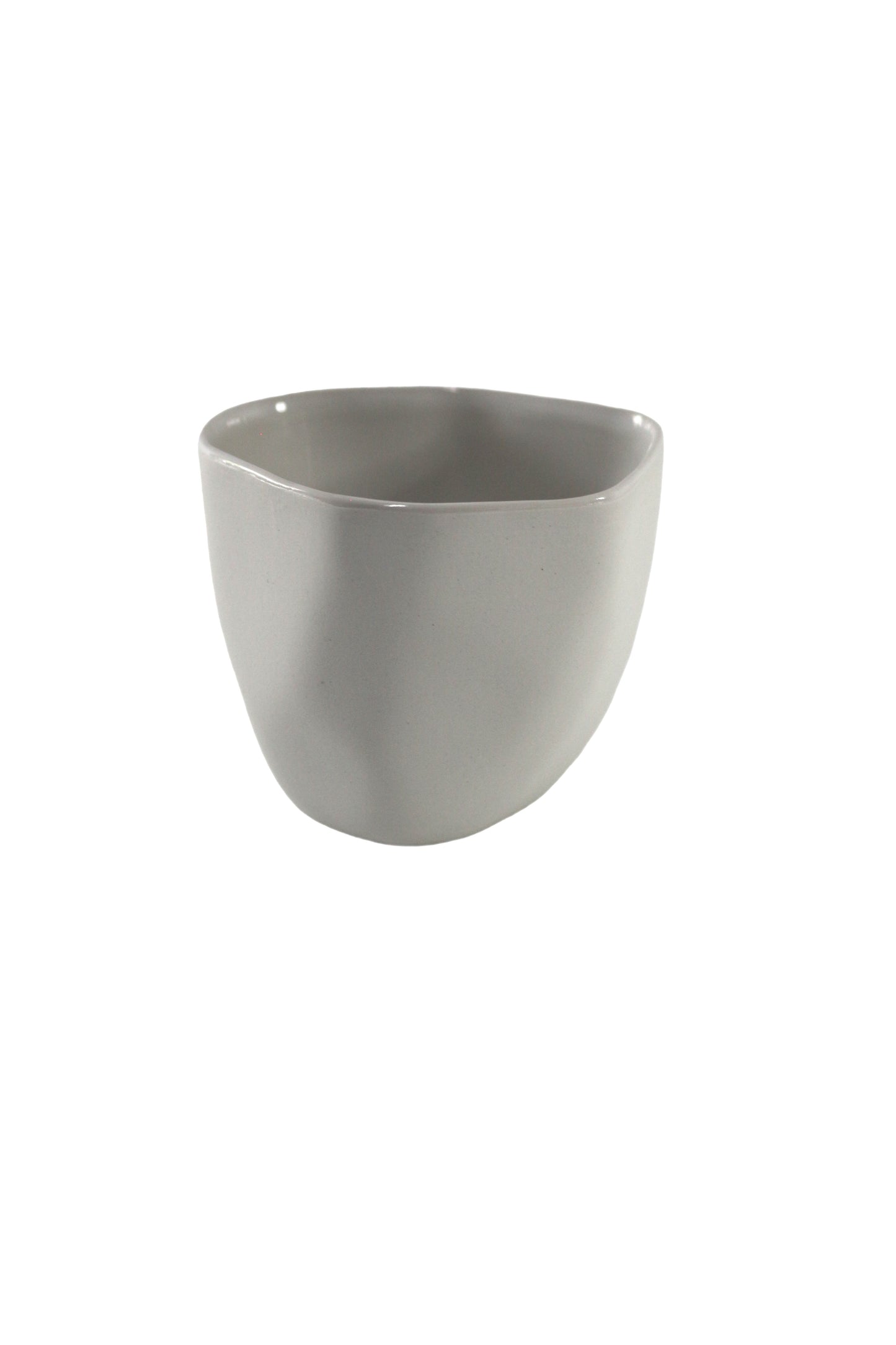 Flax tea cup. Grey