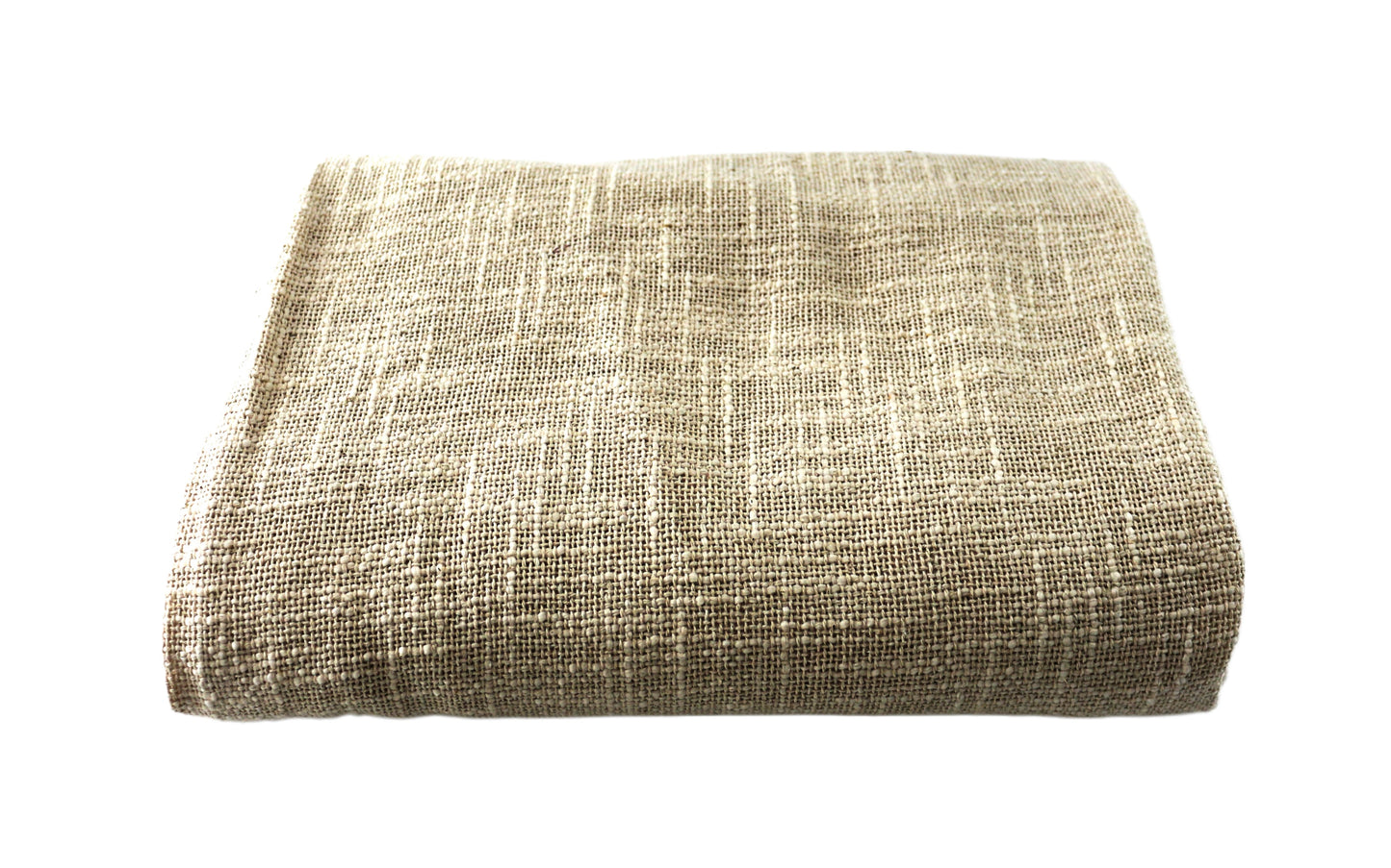 Natural Throw Rug Turkish Cotton with Tassels