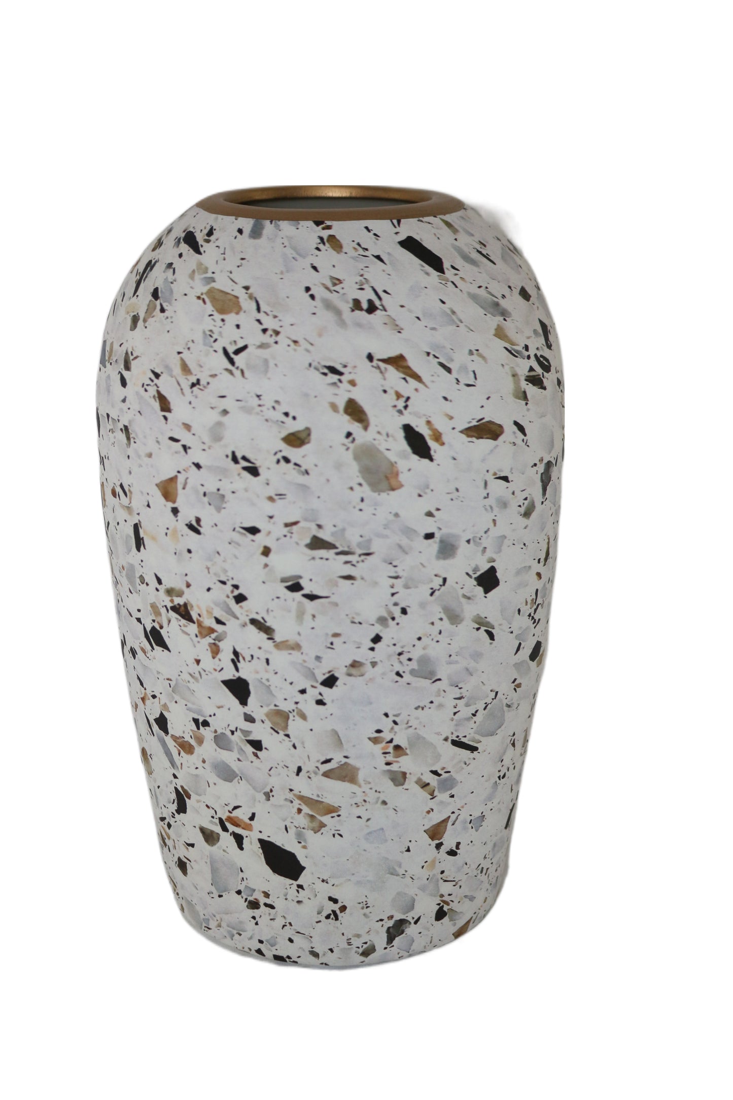 Terrazzo Print Ceramic Vase